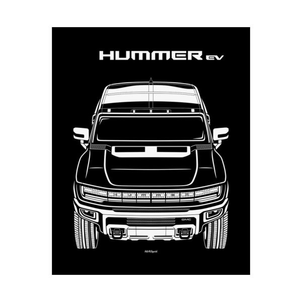 Hummer EV Poster 16 x 20 inch by Auto Art Apparel