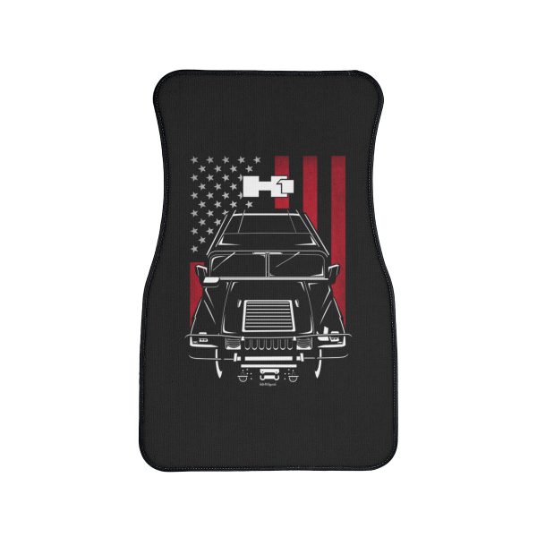 Hummer H1 Car Mat - US Flag Floor Mats Front Carpet Floor Mats by Auto Art Apparel
