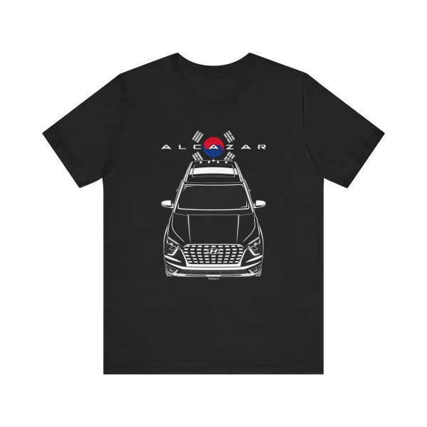 Hyundai Alcazar T-shirt - Korea Flag Shirt by Auto Art Apparel