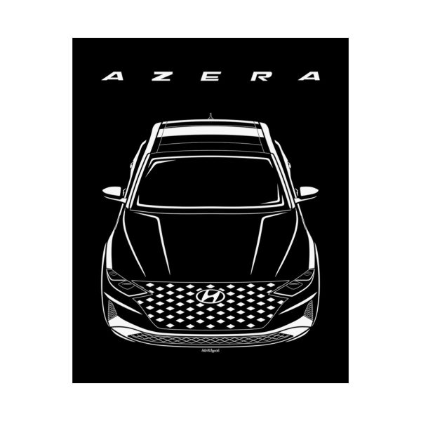 Hyundai Azera Grandeur 2020-2022 Poster 16 x 20 inch by Auto Art Apparel