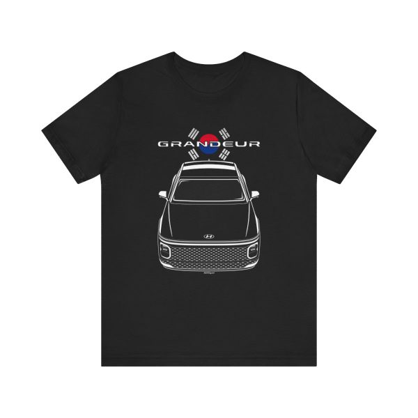 Hyundai Azera Grandeur 2023-2025 T-shirt - Korea Flag Shirt by Auto Art Apparel
