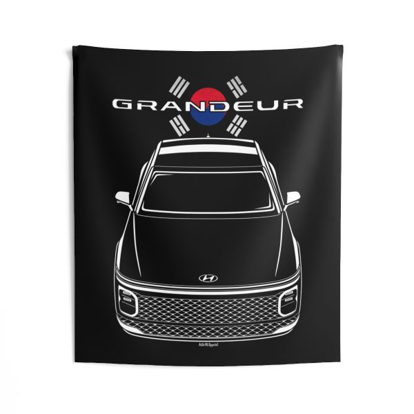 Hyundai Azera Grandeur 2023-2025 Tapestry - Korea Flag Wall Art 50 x 60 inch by Auto Art Apparel