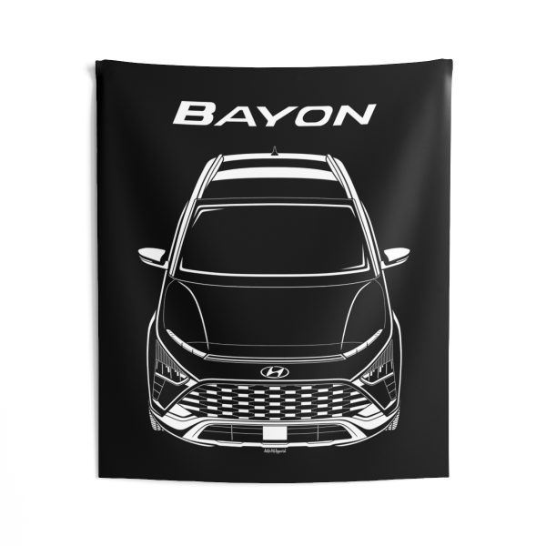 Hyundai Bayon Tapestry 50 x 60 inch by Auto Art Apparel