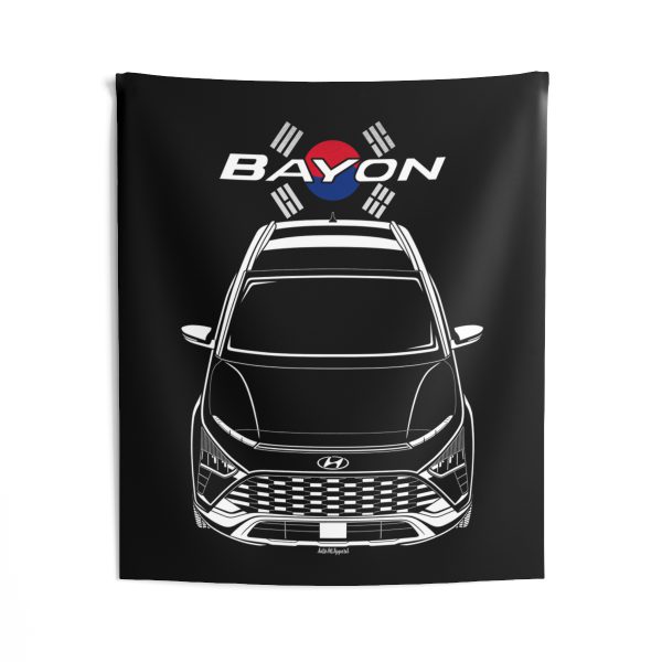 Hyundai Bayon Tapestry - Korea Flag Wall Art 50 x 60 inch by Auto Art Apparel