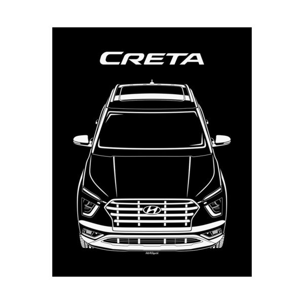 Hyundai Creta 2021-2022 Poster 16 x 20 inch by Auto Art Apparel
