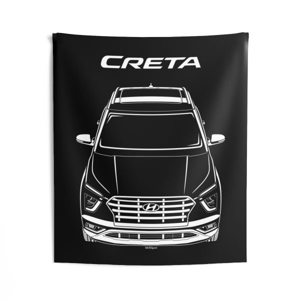 Hyundai Creta 2021-2022 Tapestry 50 x 60 inch by Auto Art Apparel