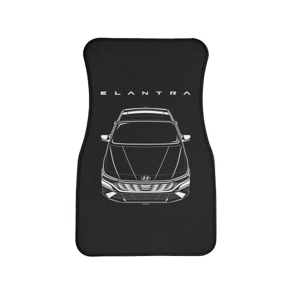 Hyundai Elentra 2024-2025 Car Mat Front Carpet Floor Mats by Auto Art Apparel