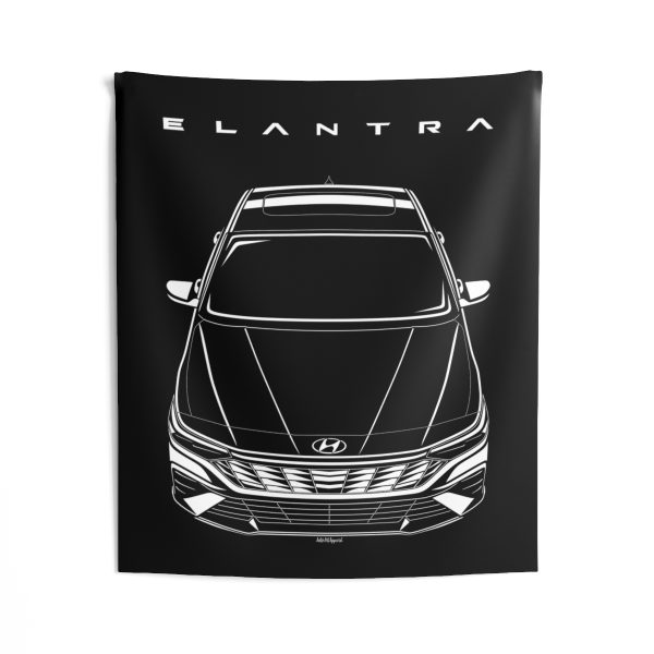 Hyundai Elentra 2024-2025 Tapestry 50 x 60 inch by Auto Art Apparel