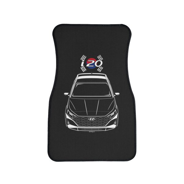 Hyundai i20 2021-2023 Car Mat - Korea Flag Floor Mats Front Carpet Floor Mats by Auto Art Apparel