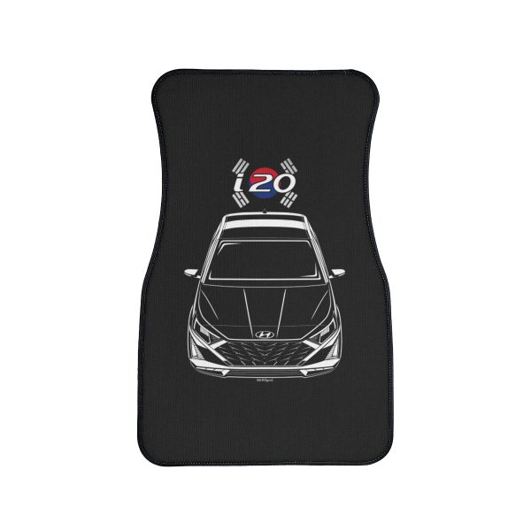Hyundai i20 2024-2025 Car Mat - Korea Flag Floor Mats Front Carpet Floor Mats by Auto Art Apparel