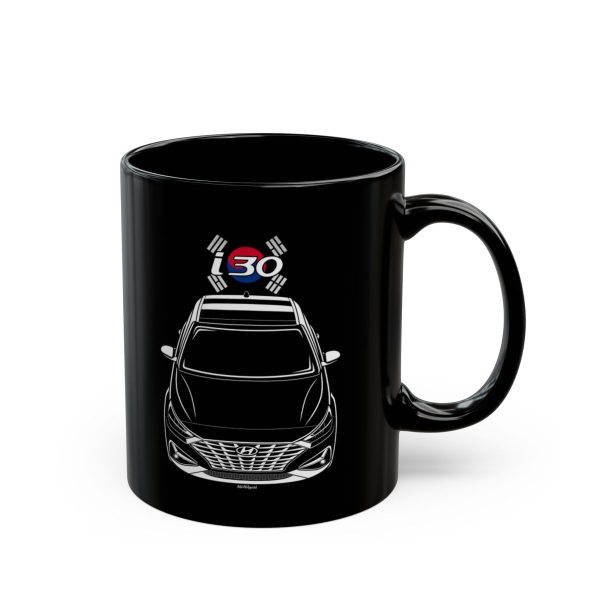 Hyundai i30 2020 Mug - Korea Flag Coffee Mug 11 oz by Auto Art Apparel