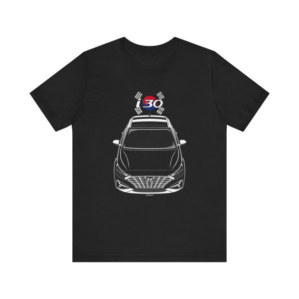 Hyundai i30 2020 T-shirt - Korea Flag Shirt by Auto Art Apparel
