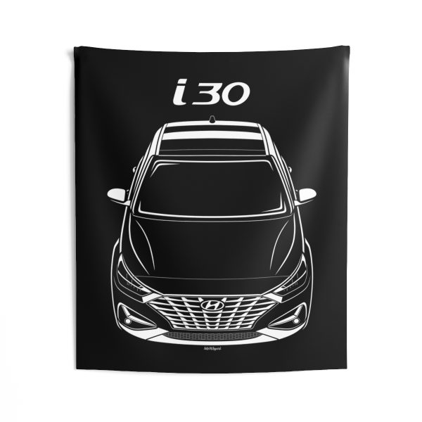 Hyundai i30 2020 Tapestry 50 x 60 inch by Auto Art Apparel