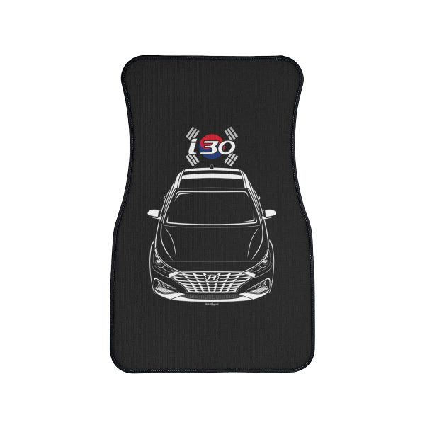 Hyundai i30 2021-2023 Car Mat - Korea Flag Floor Mats Front Carpet Floor Mats by Auto Art Apparel