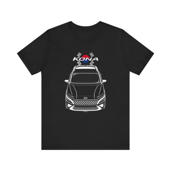 Hyundai Kona 2021-2023 T-shirt - Korea Flag Shirt by Auto Art Apparel