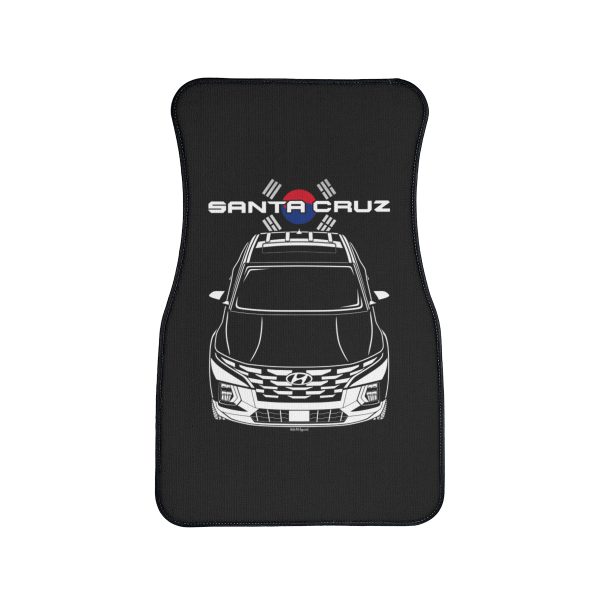 Hyundai Santa Cruz Car Mat - Korea Flag Floor Mats Front Carpet Floor Mats by Auto Art Apparel