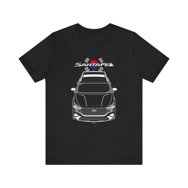 Hyundai SantaFe 2021-2023 T-shirt - Korea Flag Shirt by Auto Art Apparel