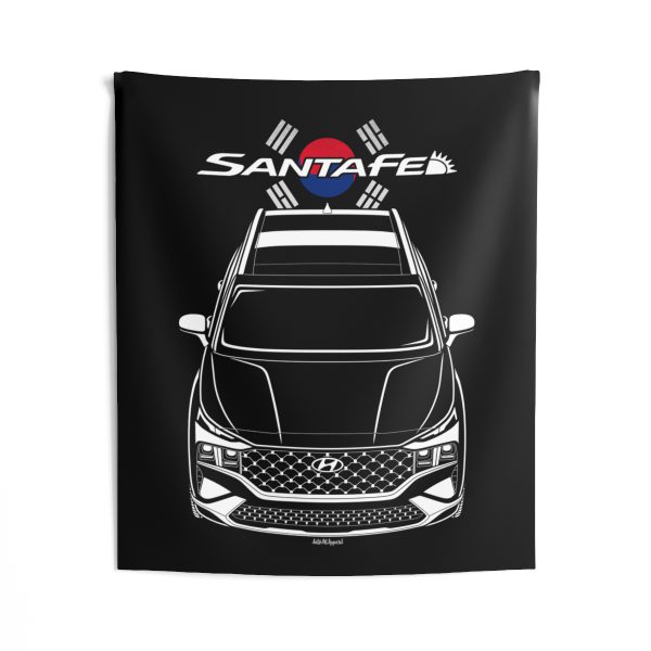 Hyundai SantaFe 2021-2023 Tapestry - Korea Flag Wall Art 50 x 60 inch by Auto Art Apparel