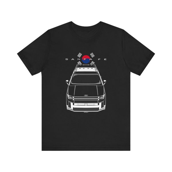 Hyundai SantaFe 2024-2025 T-shirt - Korea Flag Shirt by Auto Art Apparel
