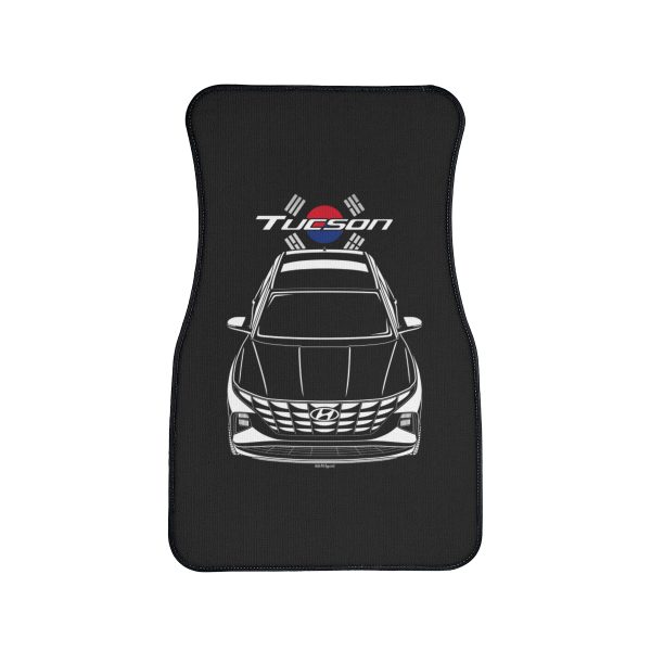 Hyundai Tucson 2022-2024 Car Mat - Korea Flag Floor Mats Front Carpet Floor Mats by Auto Art Apparel