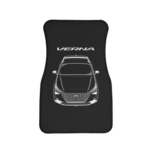 Hyundai Verna 2020-2022 Car Mat Front Carpet Floor Mats by Auto Art Apparel