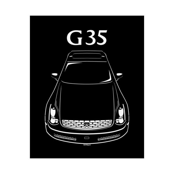 Infiniti G35 Coupe 3rd gen 2003-2007 Poster 16 x 20 inch by Auto Art Apparel