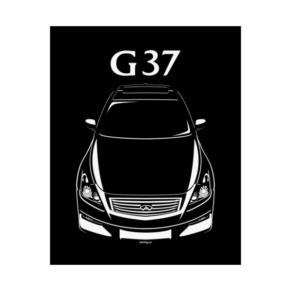 Infiniti G37 Coupe 4th gen 2010-2015 Poster 16 x 20 inch by Auto Art Apparel