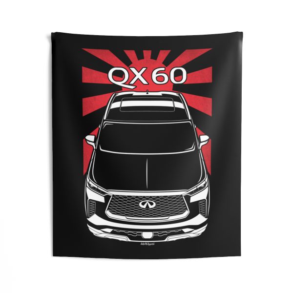 Infiniti QX60 2022-2024 Tapestry - JDM Wall Art 50 x 60 inch by Auto Art Apparel