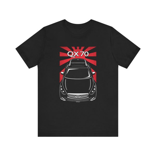 Infiniti QX70 2013-2017 T-shirt - JDM Shirt Black by Auto Art Apparel