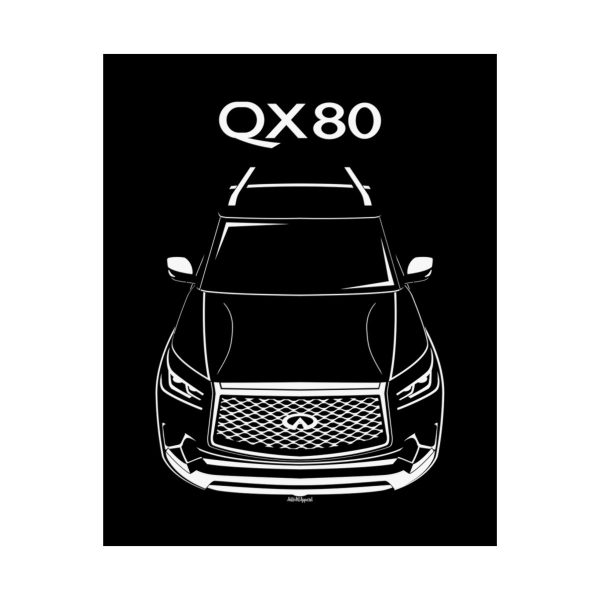 Infiniti QX80 2018-2021 Poster 16 x 20 inch by Auto Art Apparel