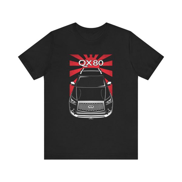Infiniti QX80 2018-2021 T-shirt - JDM Shirt Black by Auto Art Apparel