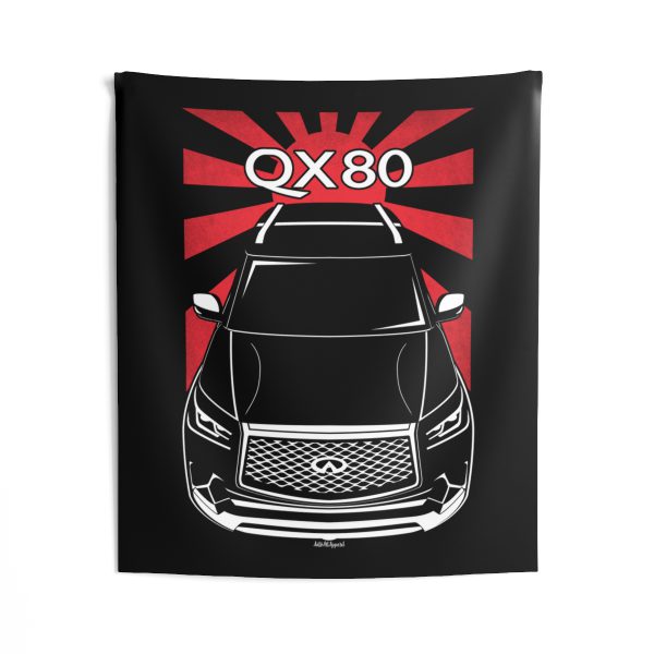 Infiniti QX80 2018-2021 Tapestry - JDM Wall Art 50 x 60 inch by Auto Art Apparel