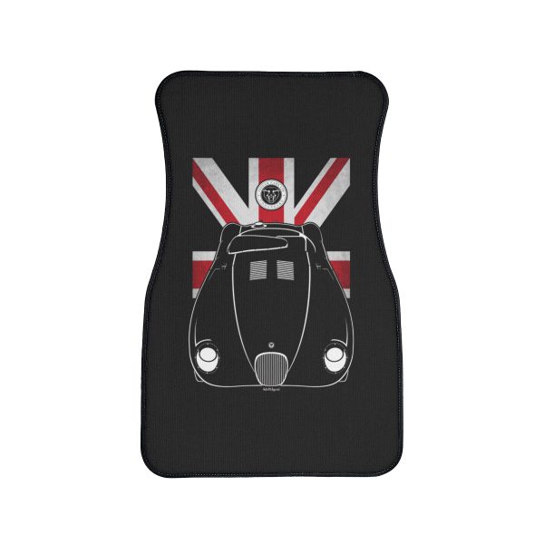 Jaguar C Type Car Mat - UK Flag Floor Mats Front Carpet Floor Mats by Auto Art Apparel