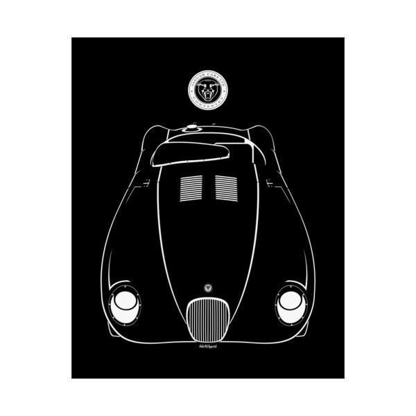 Jaguar C Type Poster 16 x 20 inch by Auto Art Apparel