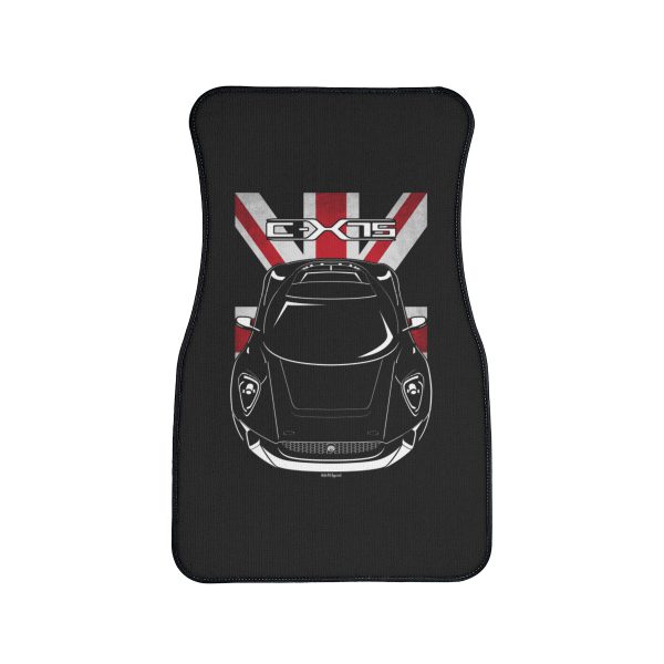 Jaguar C X75 Car Mat - UK Flag Floor Mats Front Carpet Floor Mats by Auto Art Apparel