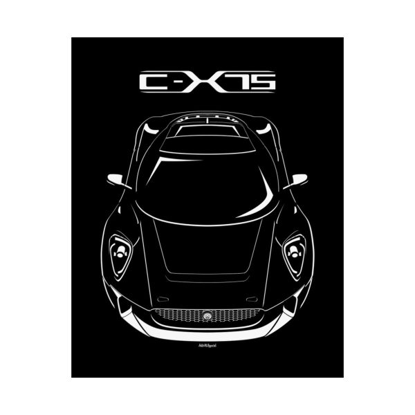 Jaguar C X75 Poster 16 x 20 inch by Auto Art Apparel