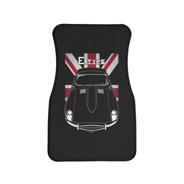 Jaguar E Type S1 Car Mat - UK Flag Floor Mats Front Carpet Floor Mats by Auto Art Apparel