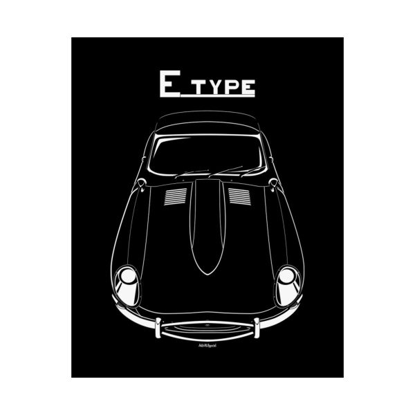 Jaguar E Type S1 Poster 16 x 20 inch by Auto Art Apparel