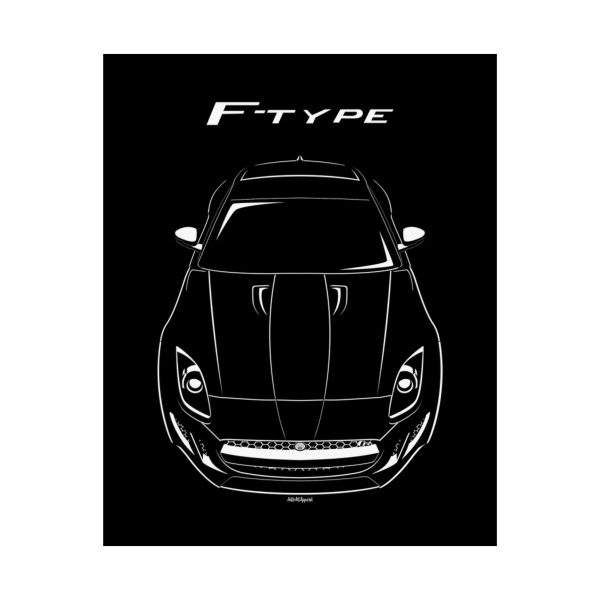 Jaguar F Type R Coupe Poster 16 x 20 inch by Auto Art Apparel