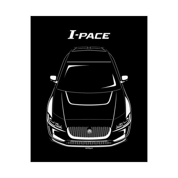 Jaguar I Pace Poster 16 x 20 inch by Auto Art Apparel