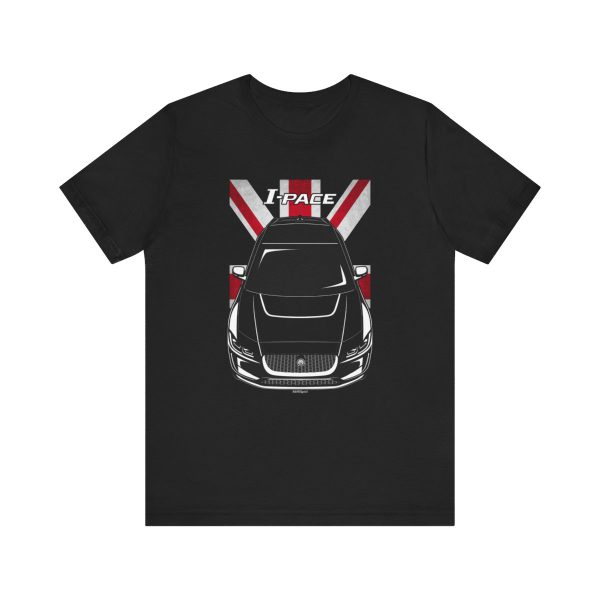 Jaguar I Pace T-shirt - UK Flag Shirt by Auto Art Apparel