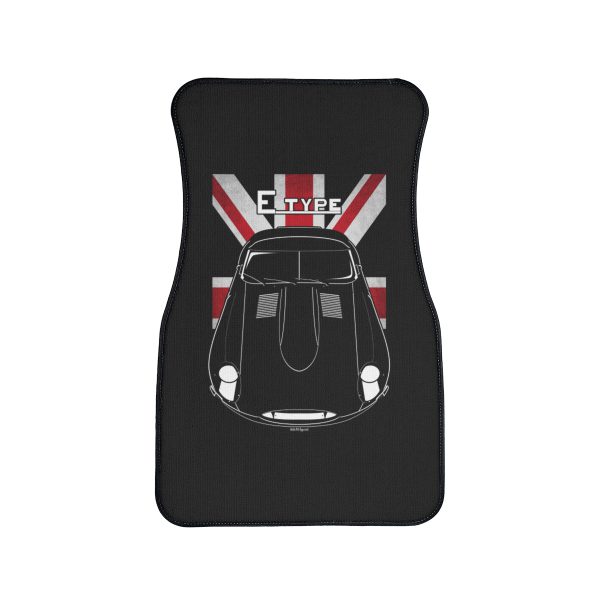 Jaguar Lightweight E Type Car Mat - UK Flag Floor Mats Front Carpet Floor Mats by Auto Art Apparel