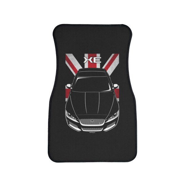 Jaguar XE S 2015-2019 Car Mat - UK Flag Floor Mats Front Carpet Floor Mats by Auto Art Apparel