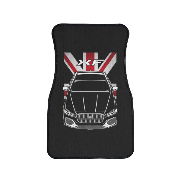 Jaguar XF 2021-2024 Car Mat - UK Flag Floor Mats Front Carpet Floor Mats by Auto Art Apparel