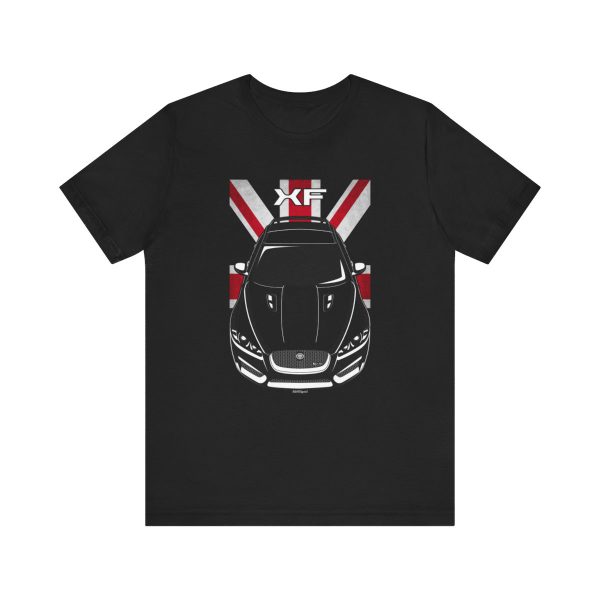 Jaguar XFR S T-shirt - UK Flag Shirt by Auto Art Apparel