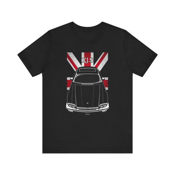 Jaguar XJ S 1981-1991 T-shirt - UK Flag Shirt by Auto Art Apparel