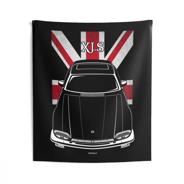 Jaguar XJ S 1981-1991 Tapestry - UK Flag Wall Art 50 x 60 inch by Auto Art Apparel