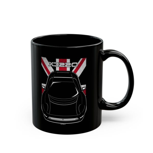 Jaguar XJ220 Mug - UK Flag Coffee Mug 11 oz by Auto Art Apparel
