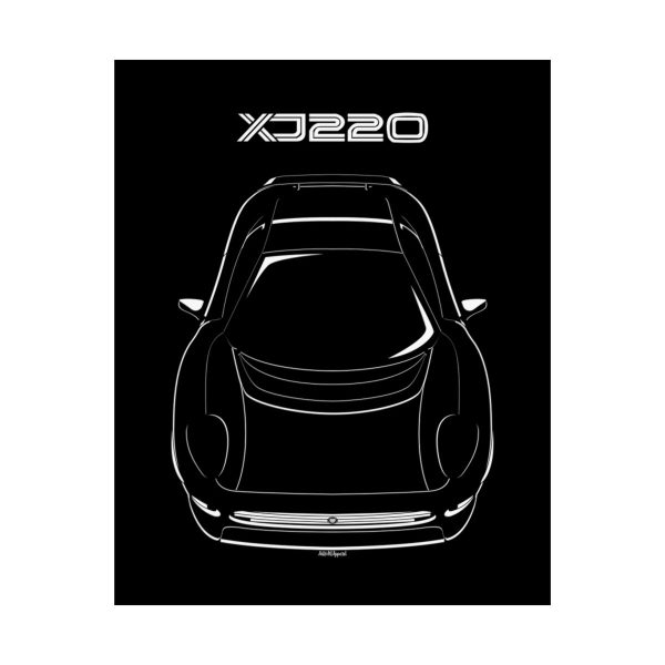 Jaguar XJ220 Poster 16 x 20 inch by Auto Art Apparel