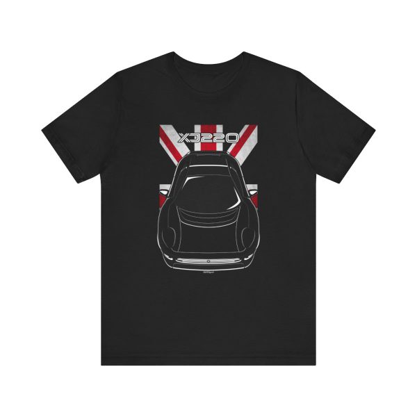 Jaguar XJ220 T-shirt - UK Flag Shirt by Auto Art Apparel